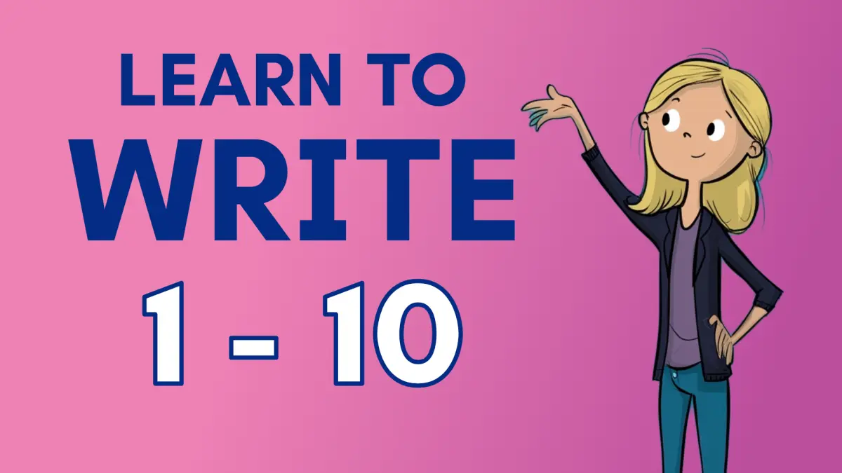 Learn to Write Numbers 1-10: Fun & Easy Chant Video for Kids!