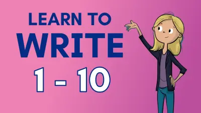 Learn to Write Numbers 1-10: Fun & Easy Chant Video for Kids!