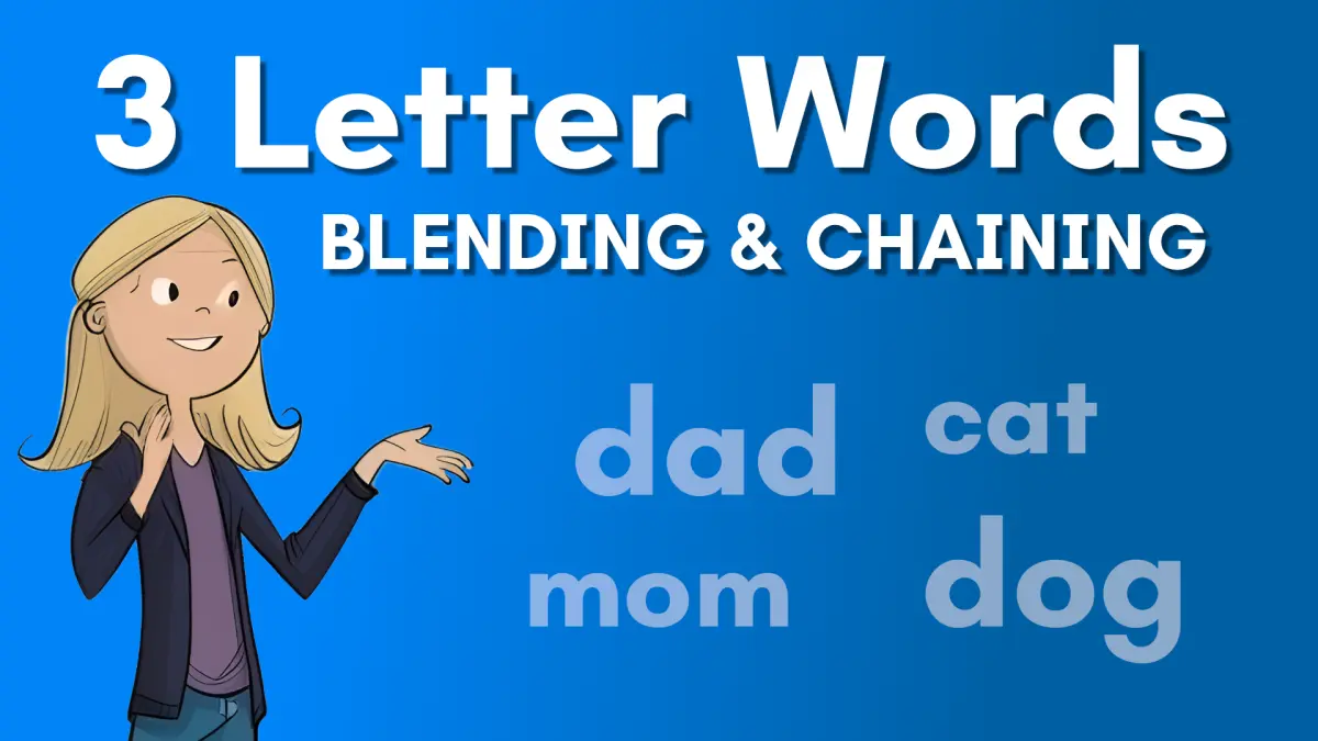 3 Letter Word Blending and Chaining - Set 1 - Kindergarten CKLA Unit 3