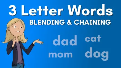 3 Letter Word Blending and Chaining - Set 1 - Kindergarten CKLA Unit 3