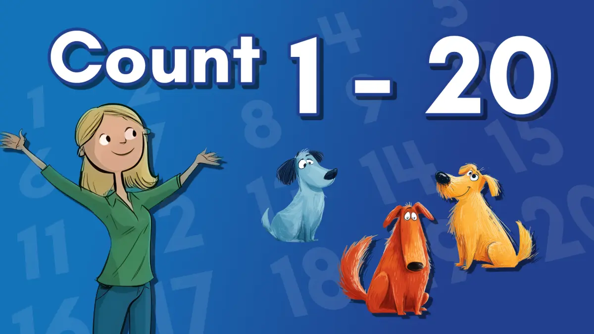 Counting Numbers 1 - 20, Forwards, Backwards & By 5s!