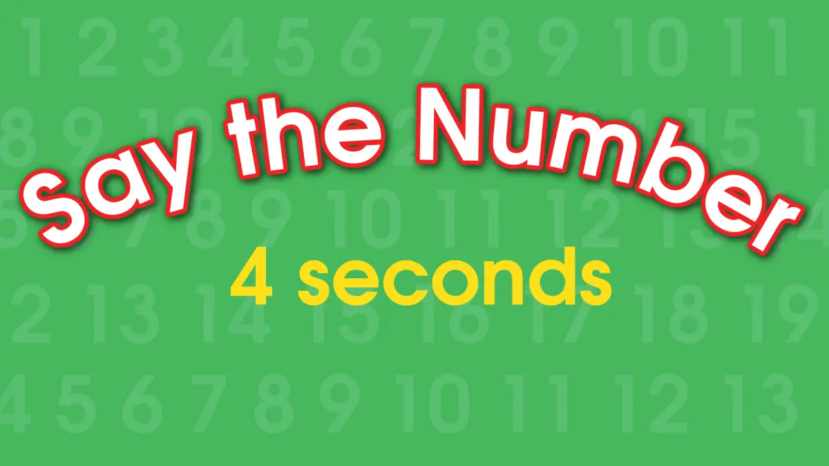 Say The Number / Number Naming Fluency