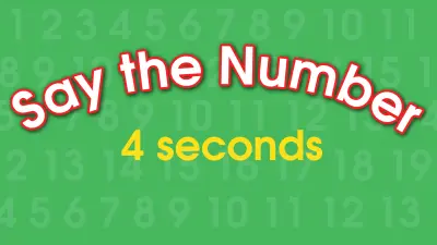 Say The Number / Number Naming Fluency