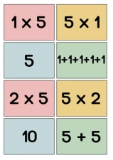 Multiplication 5 (Spoons/Go Fish/Memory) Color