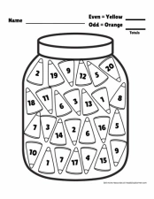 Even & Odd Candy Corn