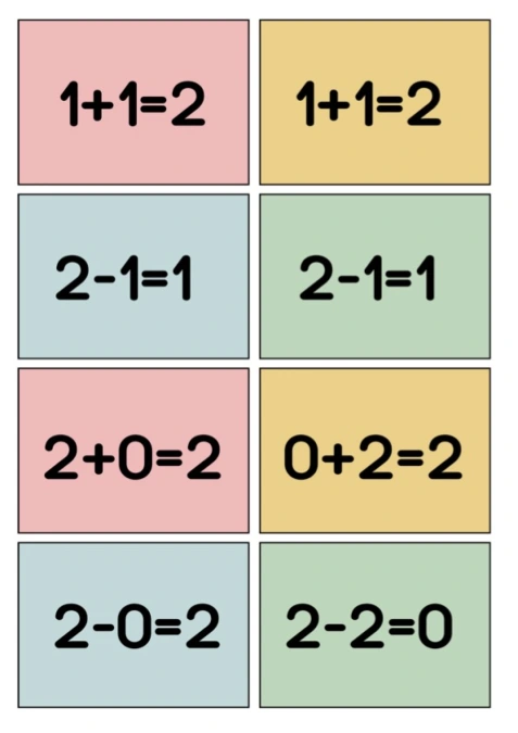 Fact Families 2 (Spoons/Go Fish/Memory) Color