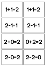 Fact Families 2 (Spoons/Go Fish/Memory) Black & White