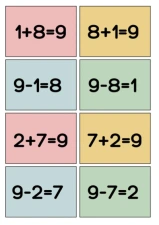 Fact Families 9 (Spoons/Go Fish/Memory) Color