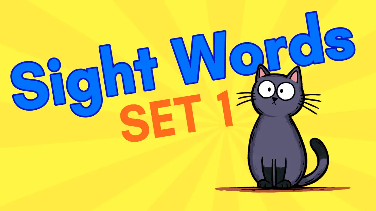 Learn Kindergarten Sight Words: Set 1 (CKLA Unit 8)
