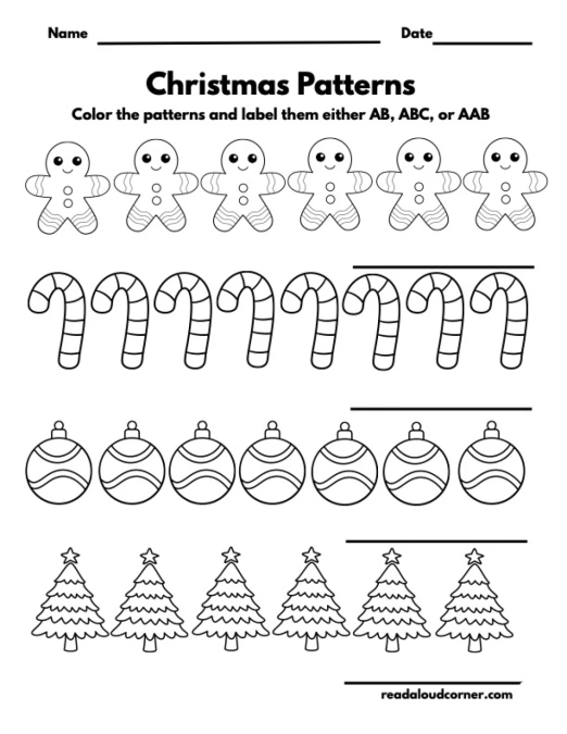 Christmas Math Packet