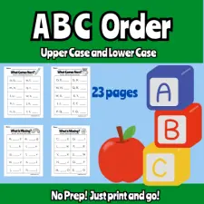 ABC Order: Upper and Lower Case