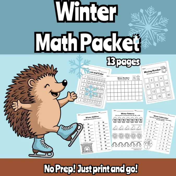 Winter Math Packet