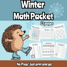 Winter Math Packet