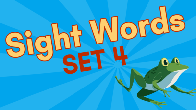 Kindergarten Sight Words: Set 4 (CKLA Unit 10)