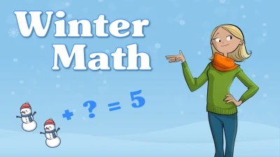 Missing Addends: Winter Math (Numbers 1 - 10 / Kindergarten / First Grade)