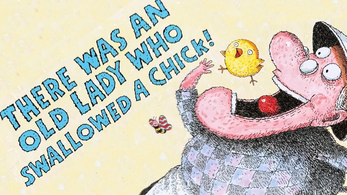 There Was An Old Lady Who Swallowed A Chick