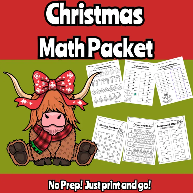 Christmas Math Packet