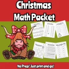 Christmas Math Packet
