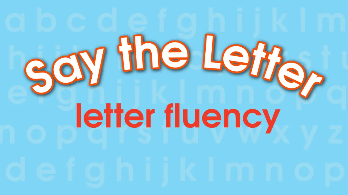 Say The Letter
