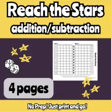 Reach the Stars Addition & Subtraction