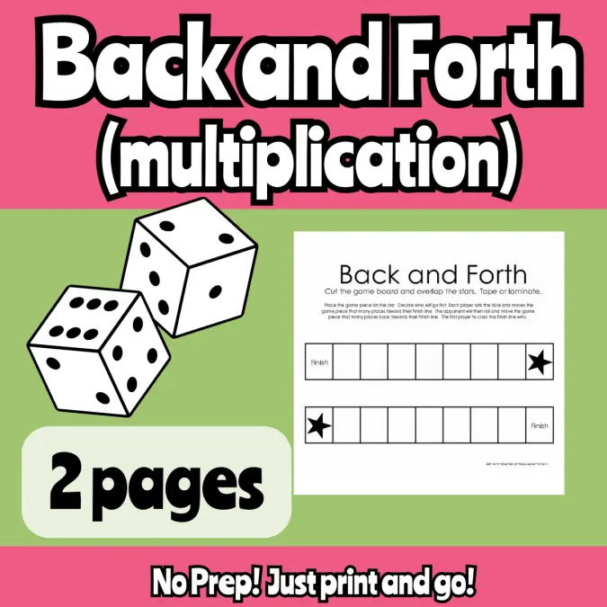 Back And Forth Multiplication Addition