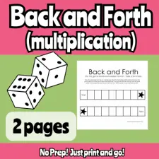 Back And Forth Multiplication Addition