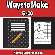 Ways to Make 5 - 10