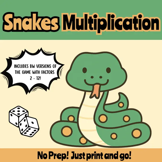 Snakes Multiplication 2 - 12
