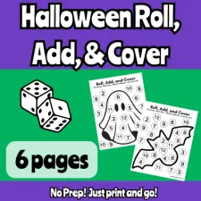 Roll, Add and Cover - Halloween