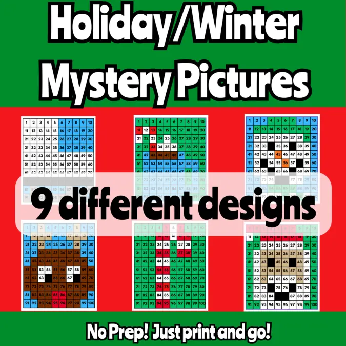 Holiday Winter Mystery Pictures