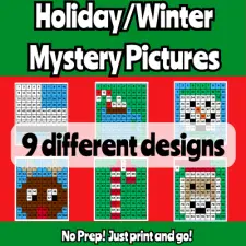 Holiday Winter Mystery Pictures