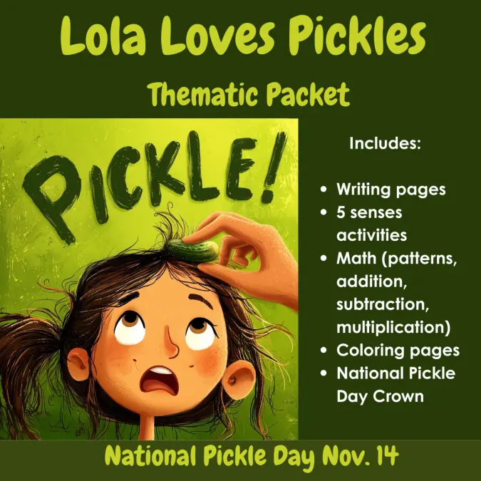 Lola Loves Pickles Writing Extension