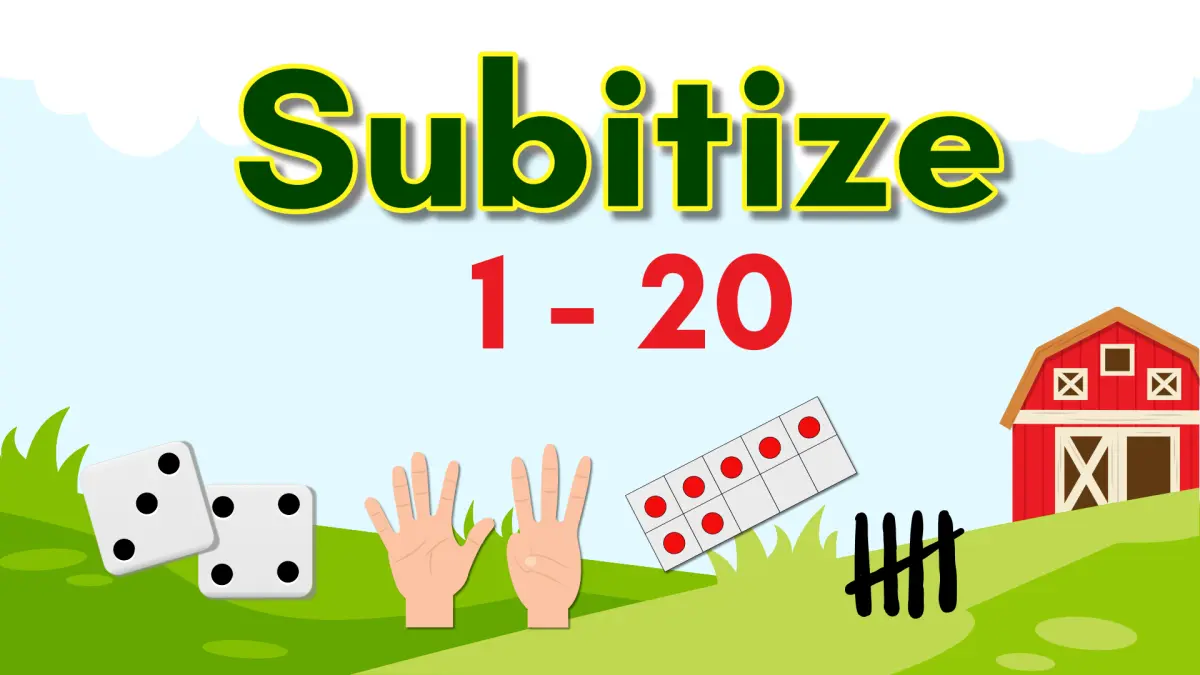 Subitize 1-20 Farm Theme