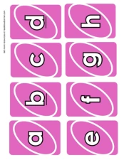 Uno Alphabet Pink