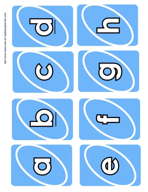 Uno Alphabet Blue
