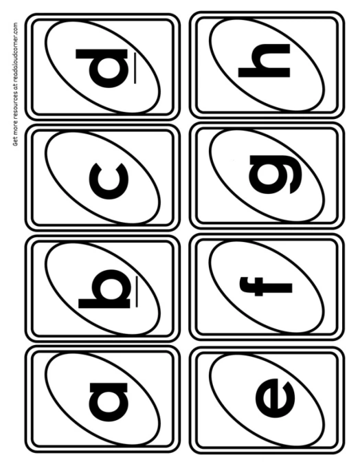 Uno Alphabet Black & White